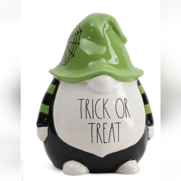 Rae Dunn Trick or Treat Happy Halloween Gnome figurine statue decor - Picture 2 of 10